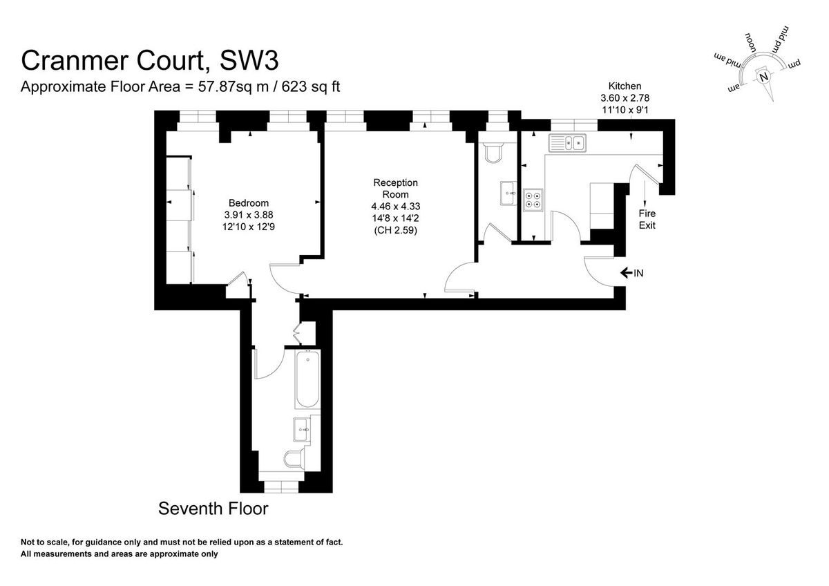 Piso en Londres, Reino Unido, 58 m² - imagen 13