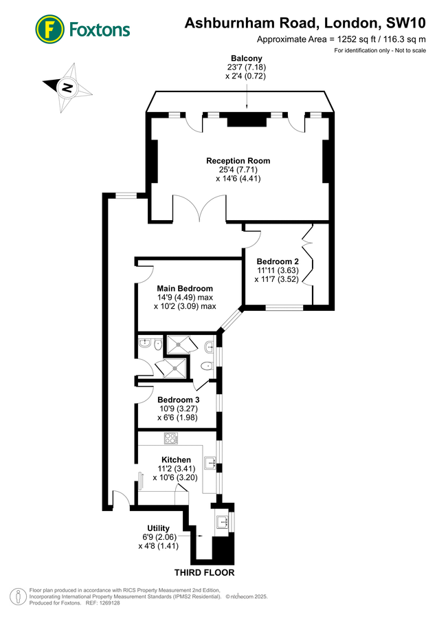 Wohnung in London, Großbritannien, 116 m² - Foto 14