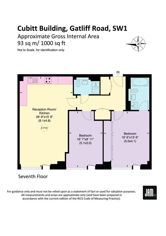 Wohnung in London, Großbritannien, 93 m² - Foto 16
