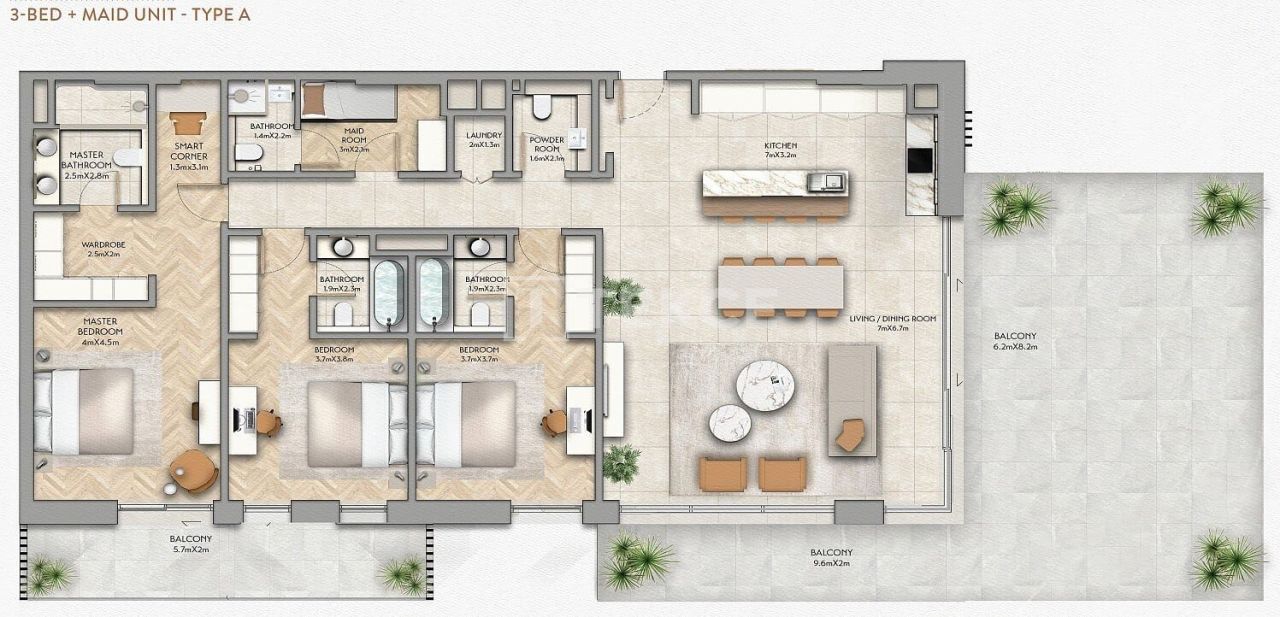 Appartamenti Yas Island, EAU, 306 m² - foto 19