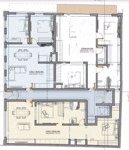 Flat in Mellieha, Malta, 64 m² - picture 1