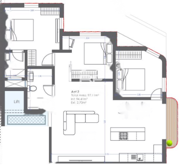 Appartement à Żabbar, Malte, 97 m² - image 1