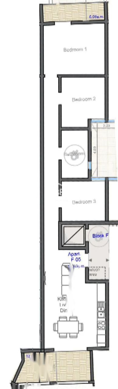 Flat on Gozo, Malta, 115 m² - picture 1