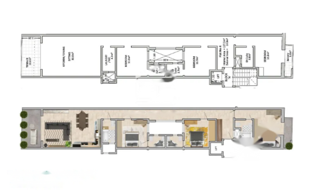 Flat on Gozo, Malta, 142 m² - picture 2