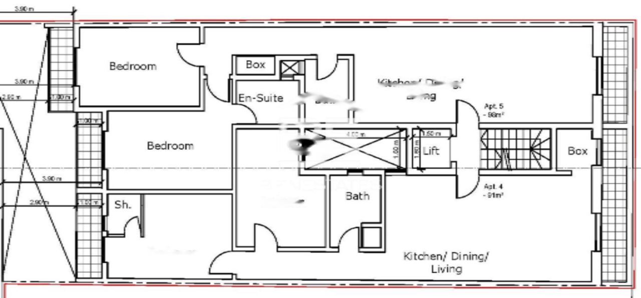 Flat in Hamrun, Malta, 107 m² - picture 2