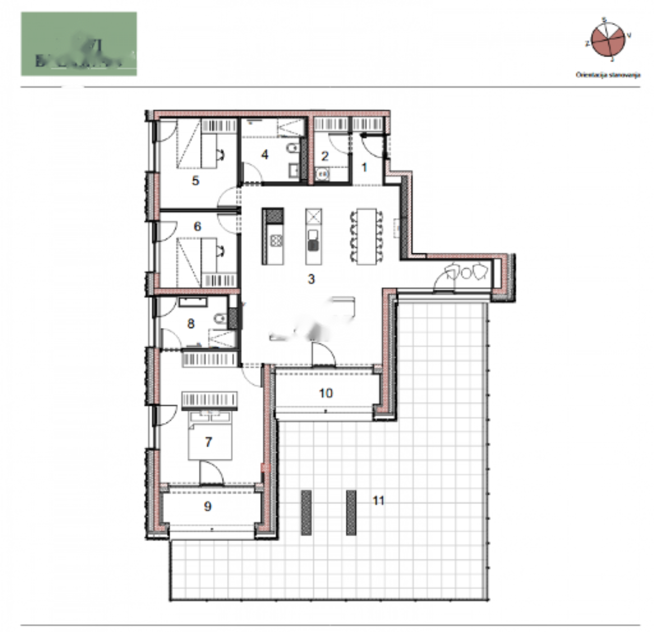 Wohnung in Ljubljana, Slowenien, 243 m² - Foto 15