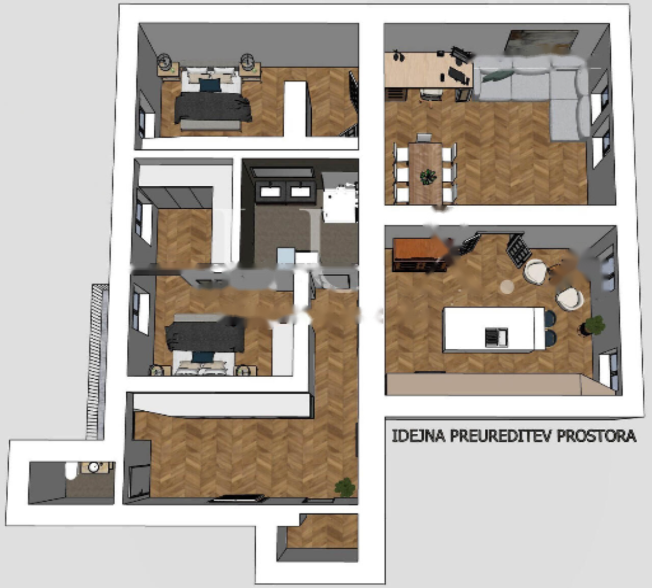 Wohnung in Ljubljana, Slowenien, 158 m² - Foto 16