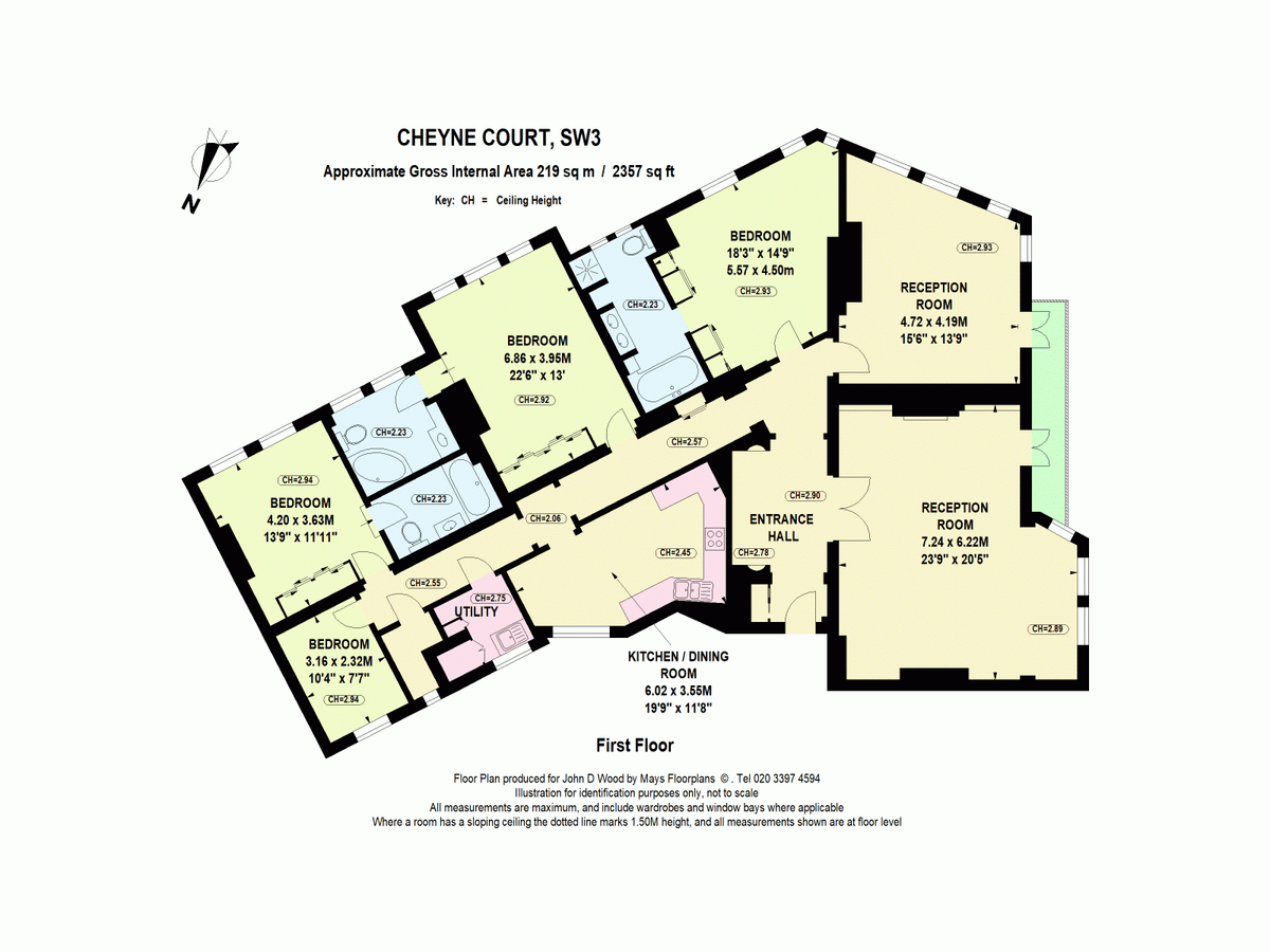 Appartement à Londres, Royaume-Uni, 219 m² - image 18