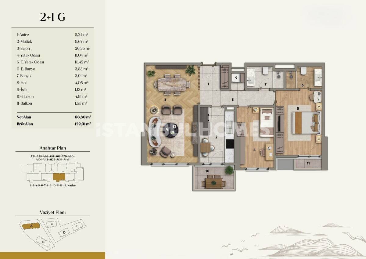 Appartement à Maltepe, Turquie, 165 m² - image 19