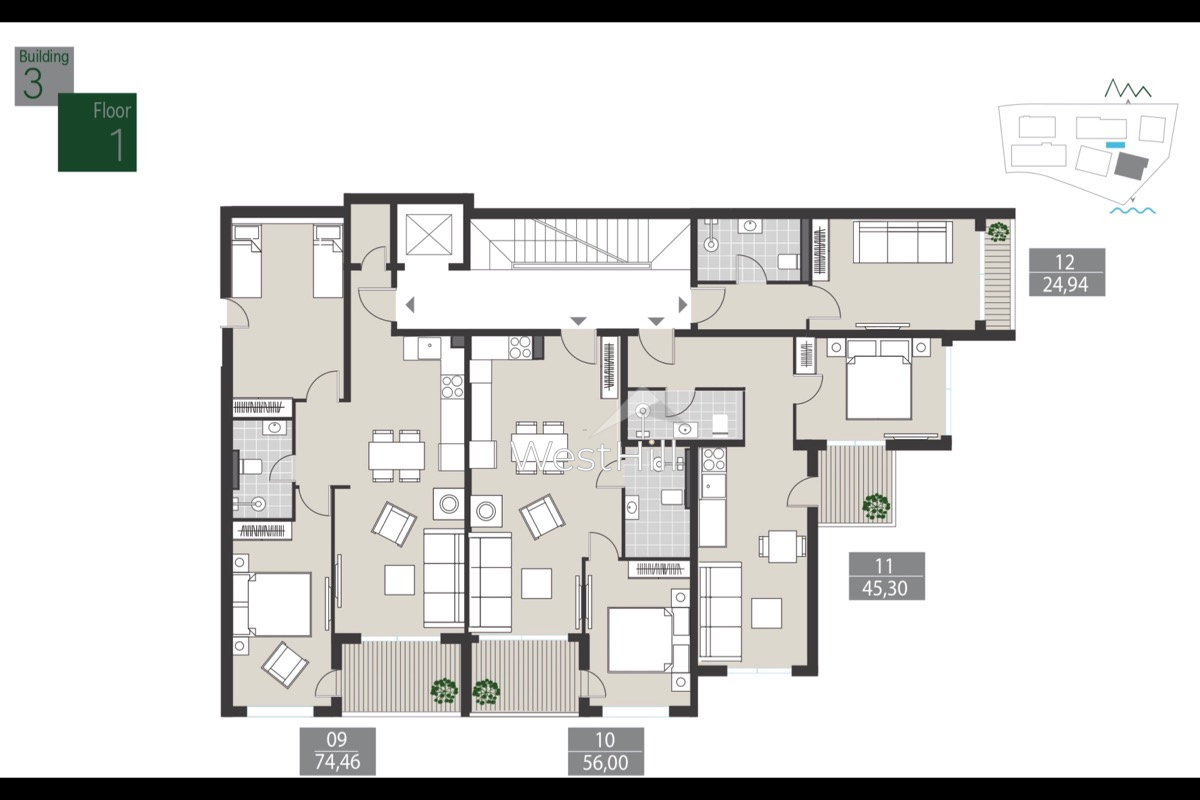 Apartment in Tivat, Montenegro, 24 m² - Foto 8