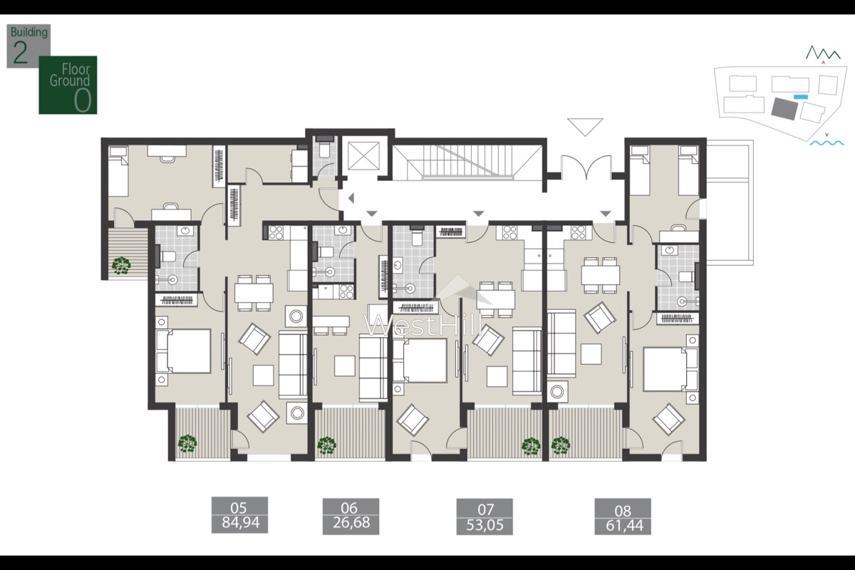Apartment in Tivat, Montenegro, 24 m² - Foto 12