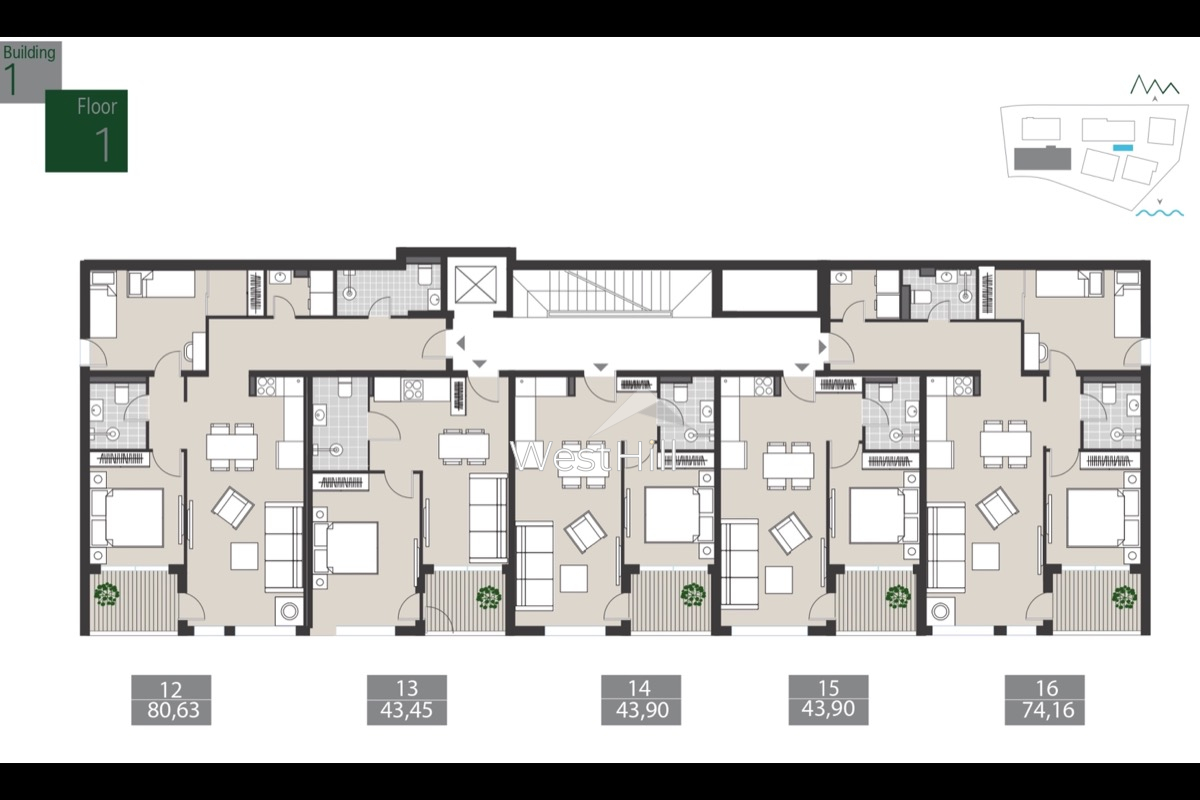 Apartment in Tivat, Montenegro, 24 m² - Foto 13