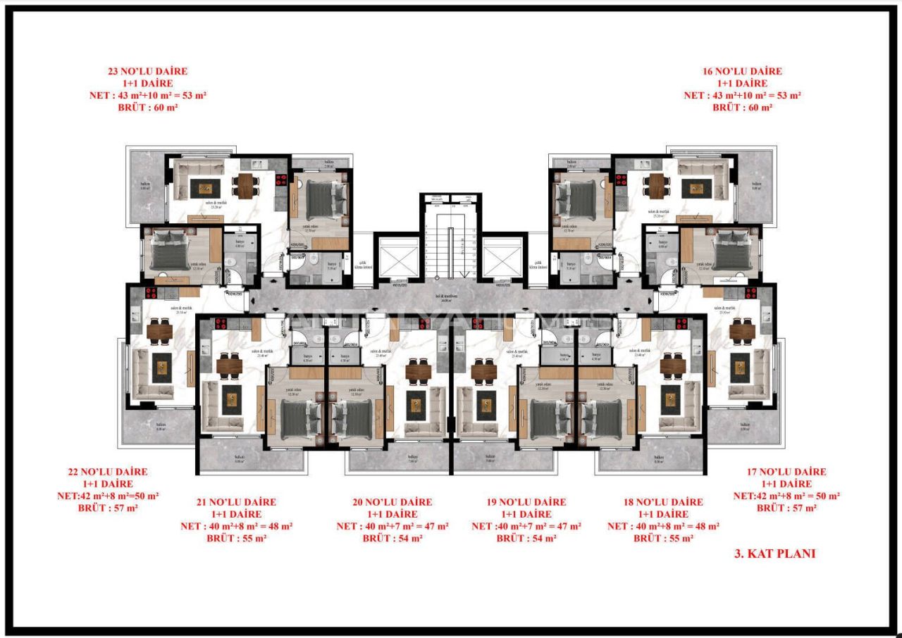 Apartment in Alanya, Turkey, 57 m² - picture 11