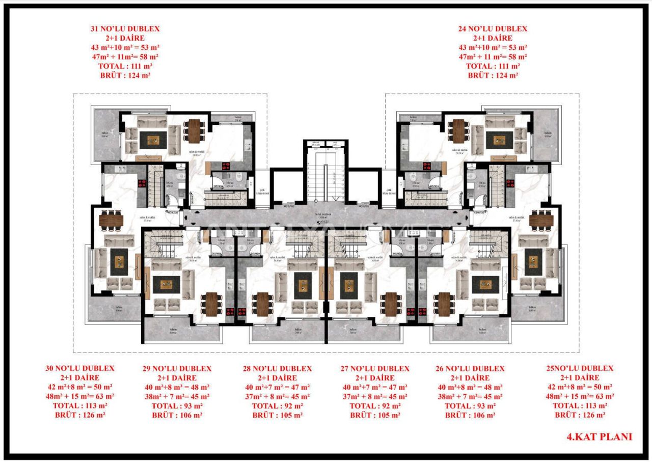 Apartment in Alanya, Turkey, 57 m² - picture 12