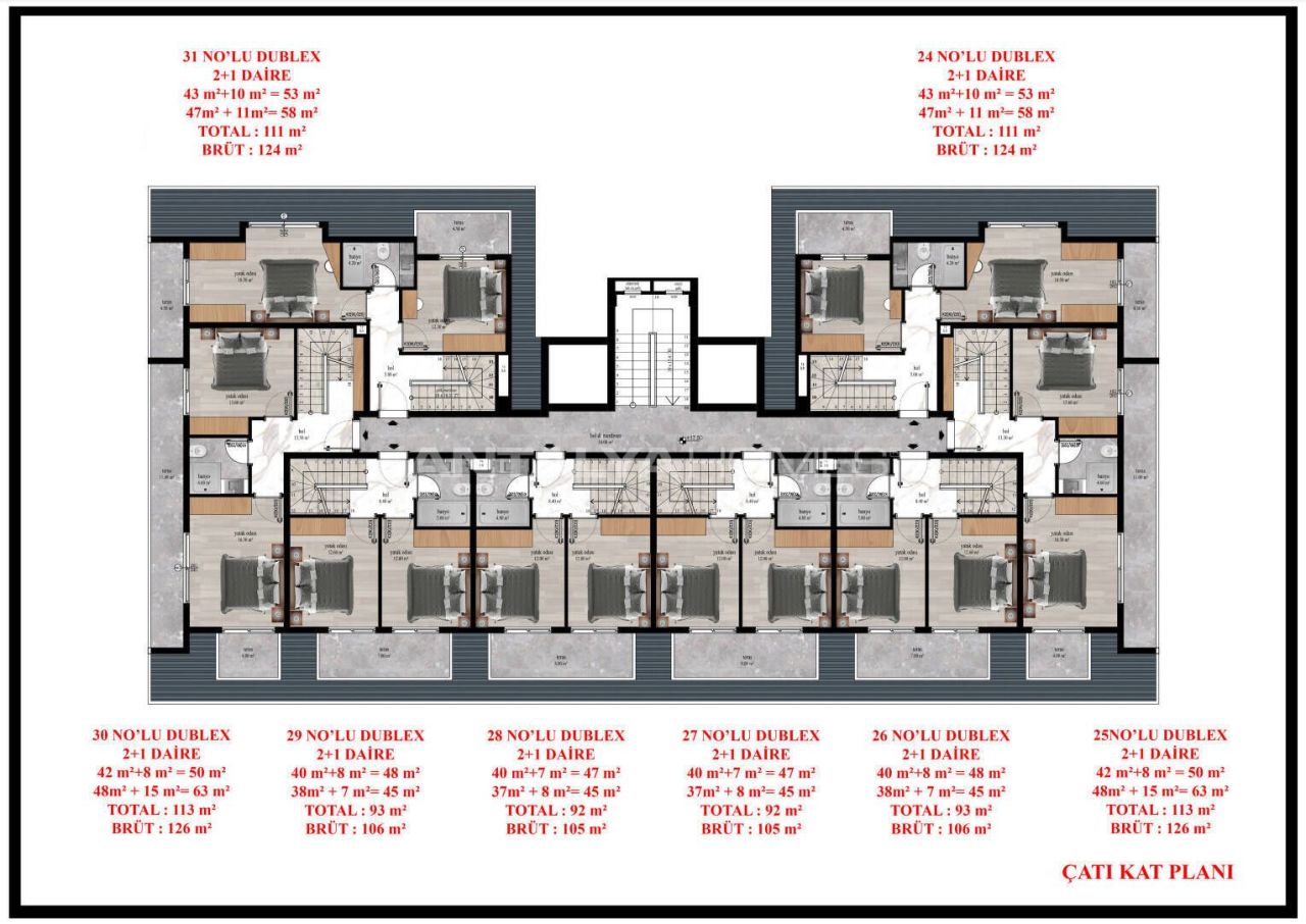 Apartment in Alanya, Turkey, 57 m² - picture 14