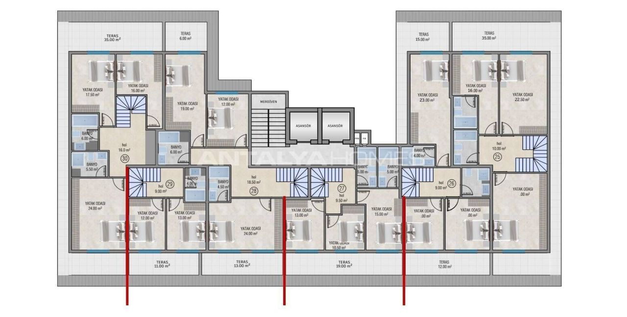 Apartment in Alanya, Turkey, 56 m² - picture 16