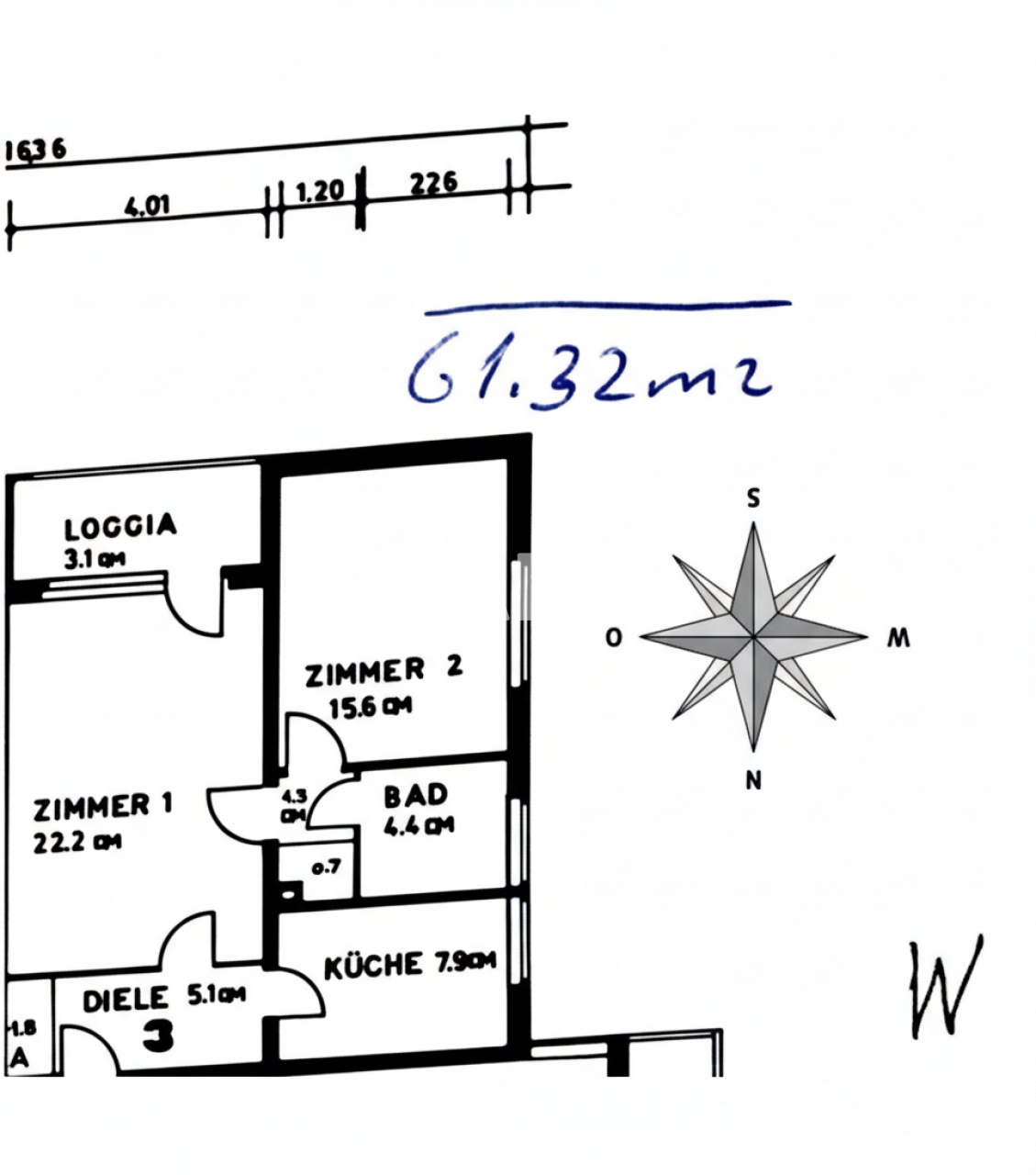 Apartment in Berlin, Germany, 62 m² - picture 2