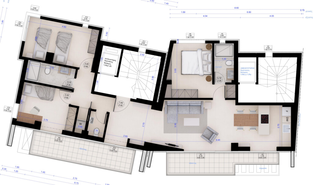 Flat in Thessaloniki, Greece, 138 m² - picture 4