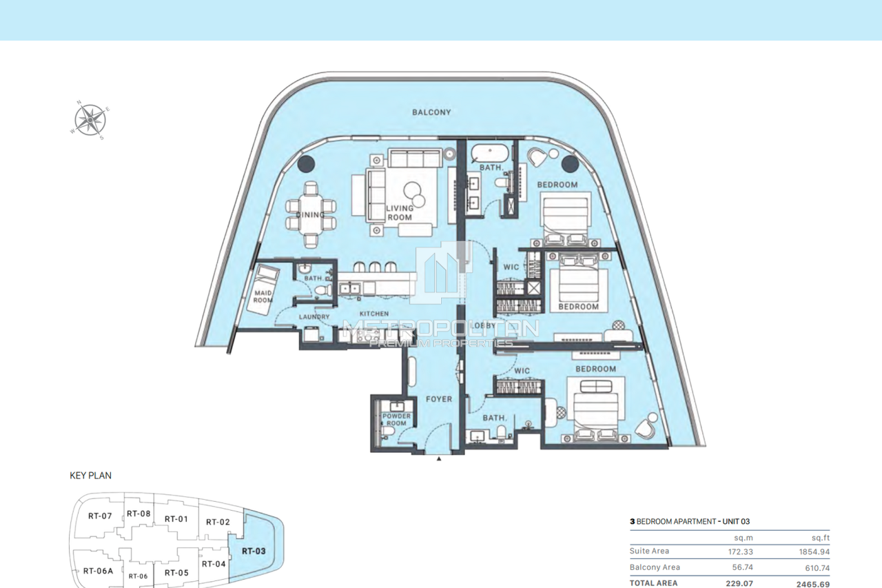 Appartement à Ras al-Khaimah, EAU, 229 m² - image 13