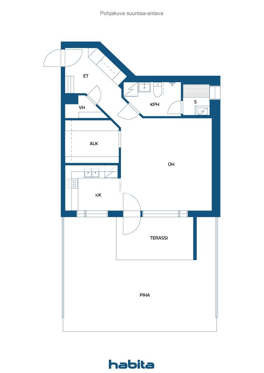 Appartement à Tampere, Finlande, 42.5 m² - image 2