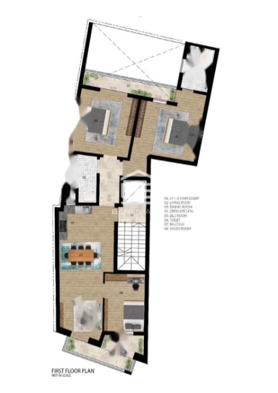 Wohnung in Marsaxlokk, Malta, 109 m² - Foto 1