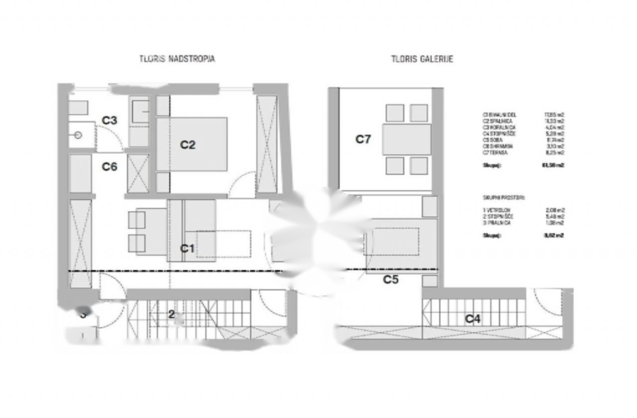 Wohnung in Koper, Slowenien, 74 m² - Foto 1