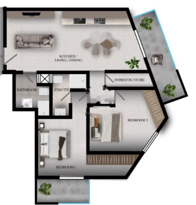 Appartamento a Qormi, Malta, 97 m² - foto 3