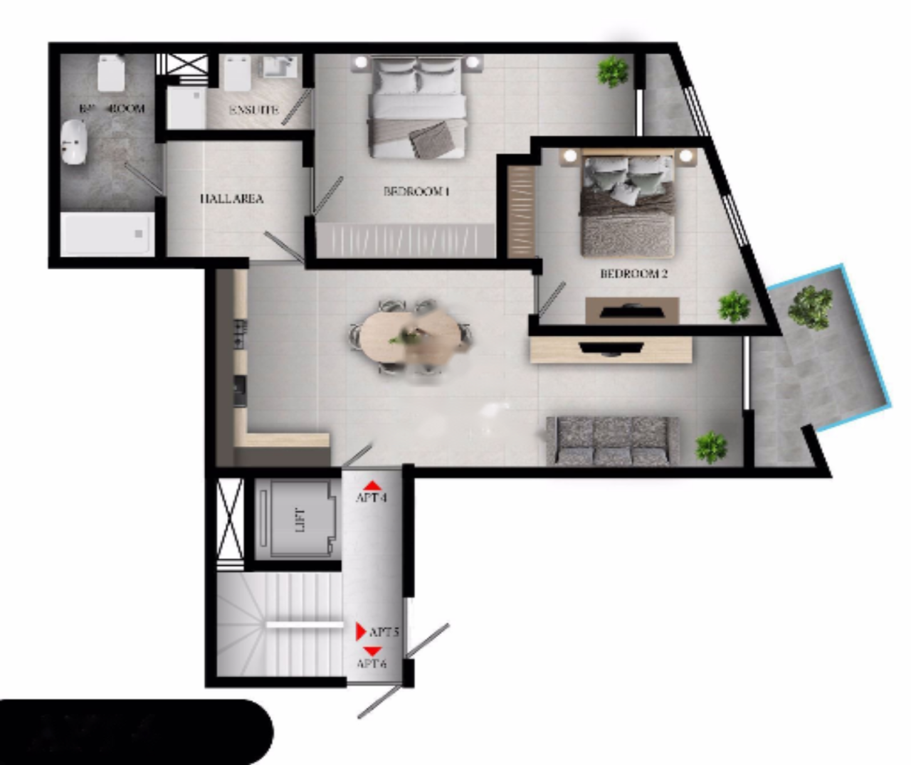 Flat in Qormi, Malta, 91 m² - picture 3