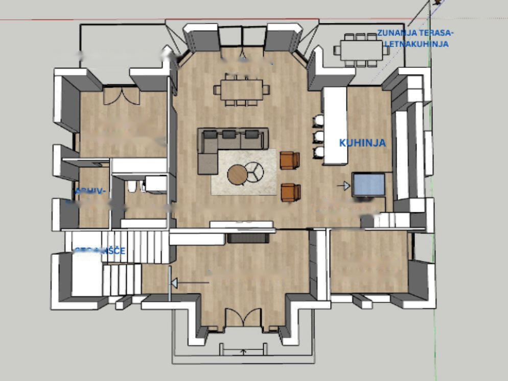 Land in Ljubljana, Slovenia, 1 000 m² - picture 3