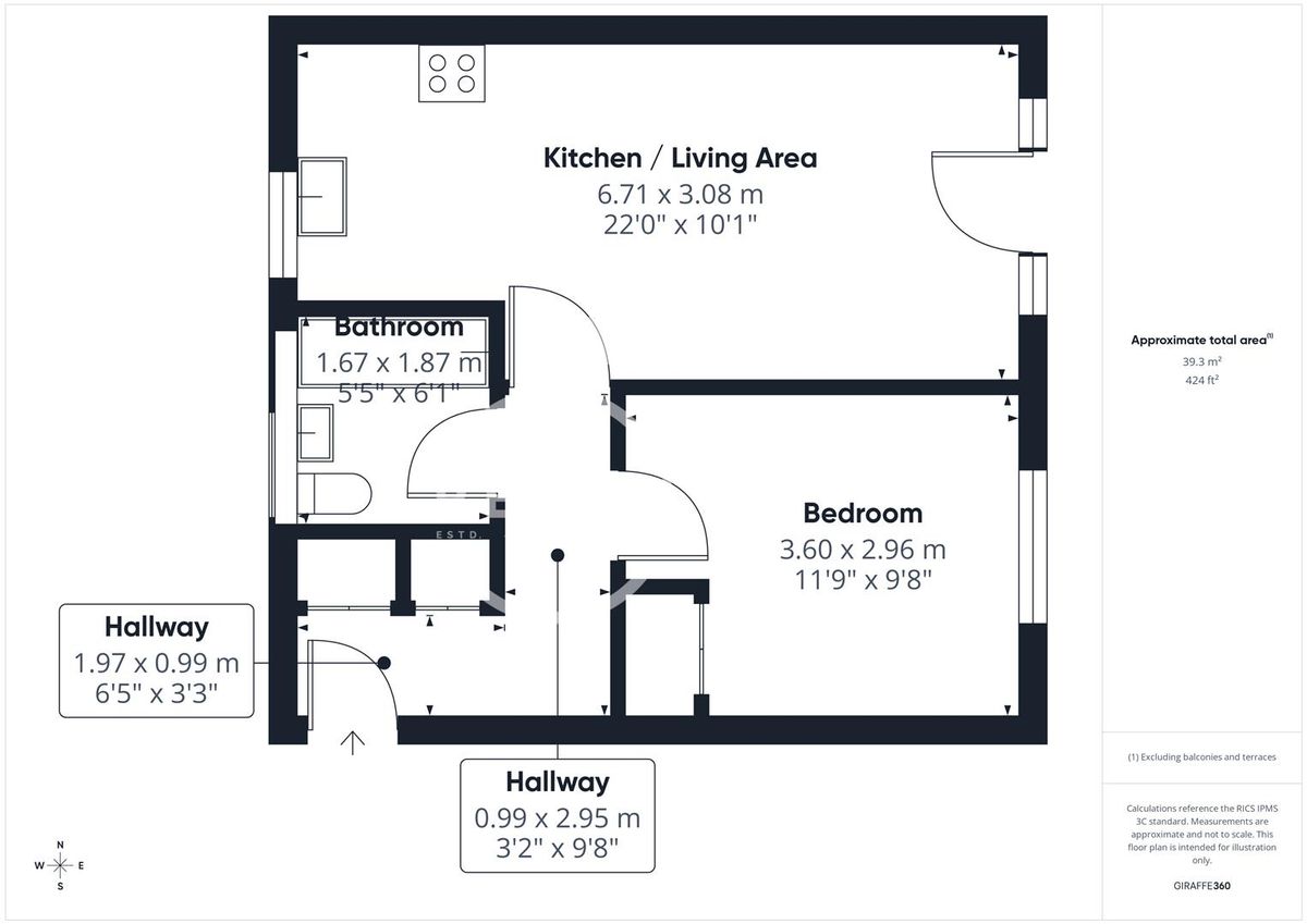 Flat in London, United Kingdom, 39 m² - picture 9
