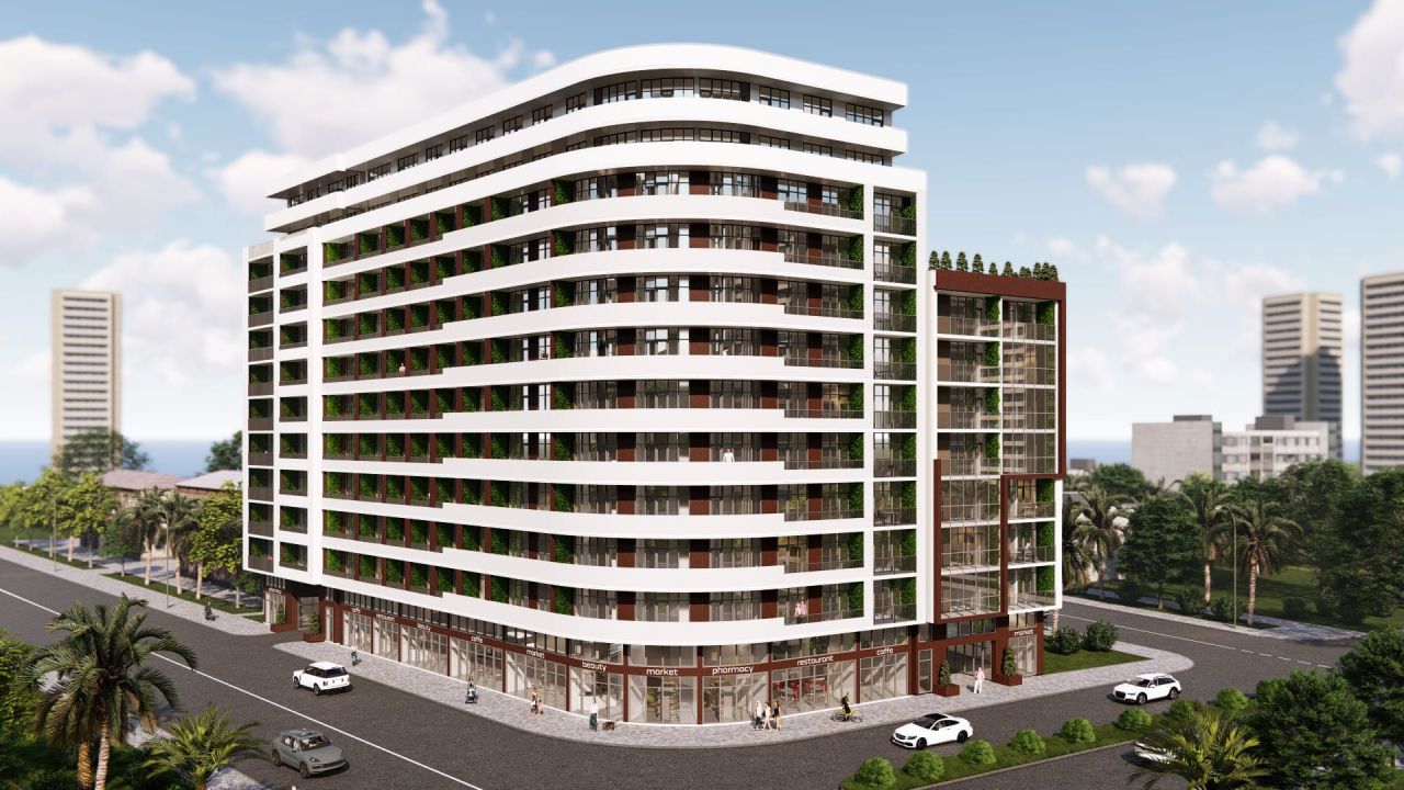 Wohnung in Batumi, Georgien, 85.4 m² - Foto 1