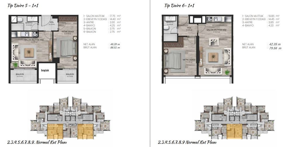 Wohnung in Istanbul, Türkei, 133 m² - Foto 15