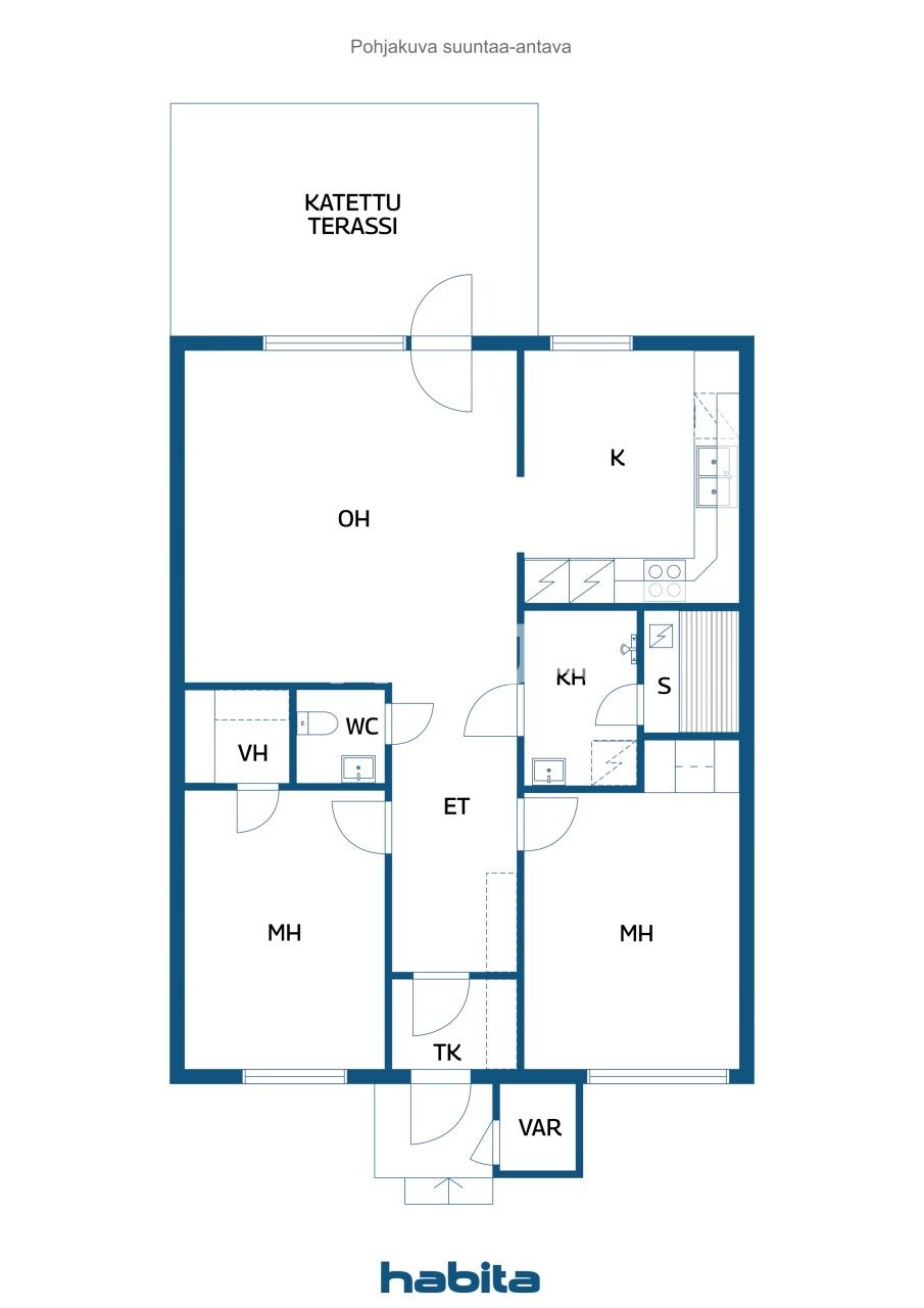 Appartamento a Tampere, Finlandia, 75 m² - foto 2