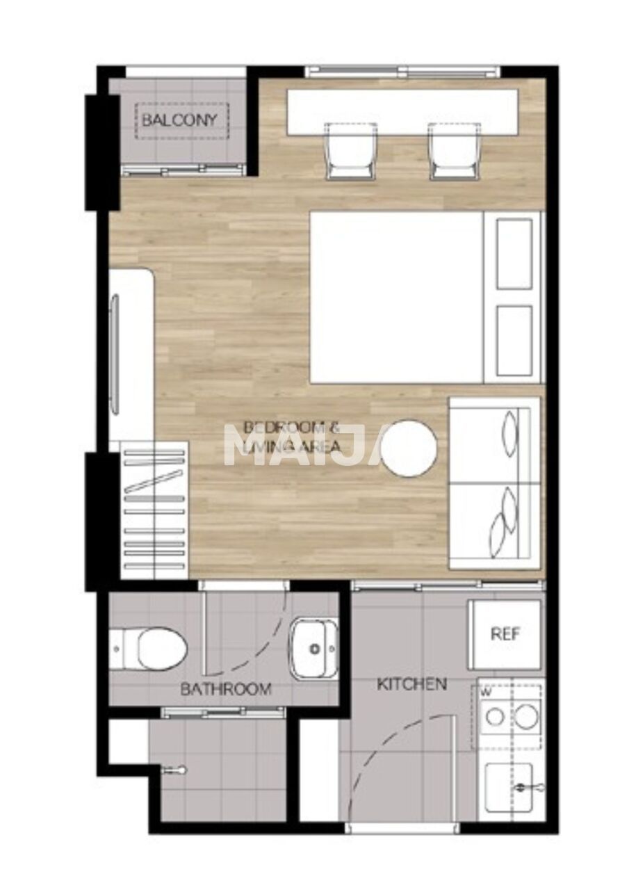 Appartamenti sull'isola di Phuket, Thailandia, 25 m² - foto 2