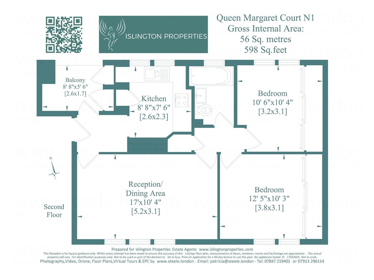 Flat in London, United Kingdom, 56 m² - picture 10