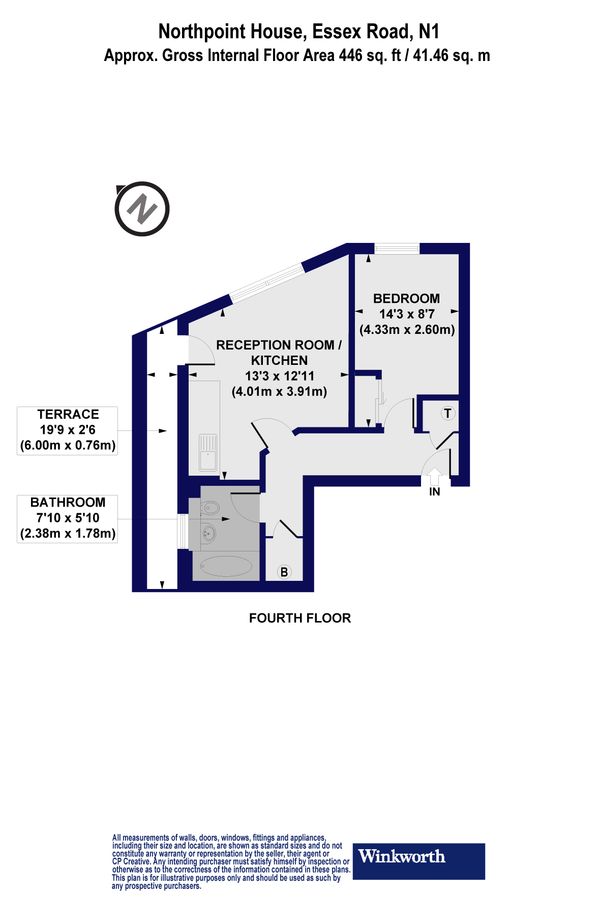Flat in London, United Kingdom, 42 m² - picture 14