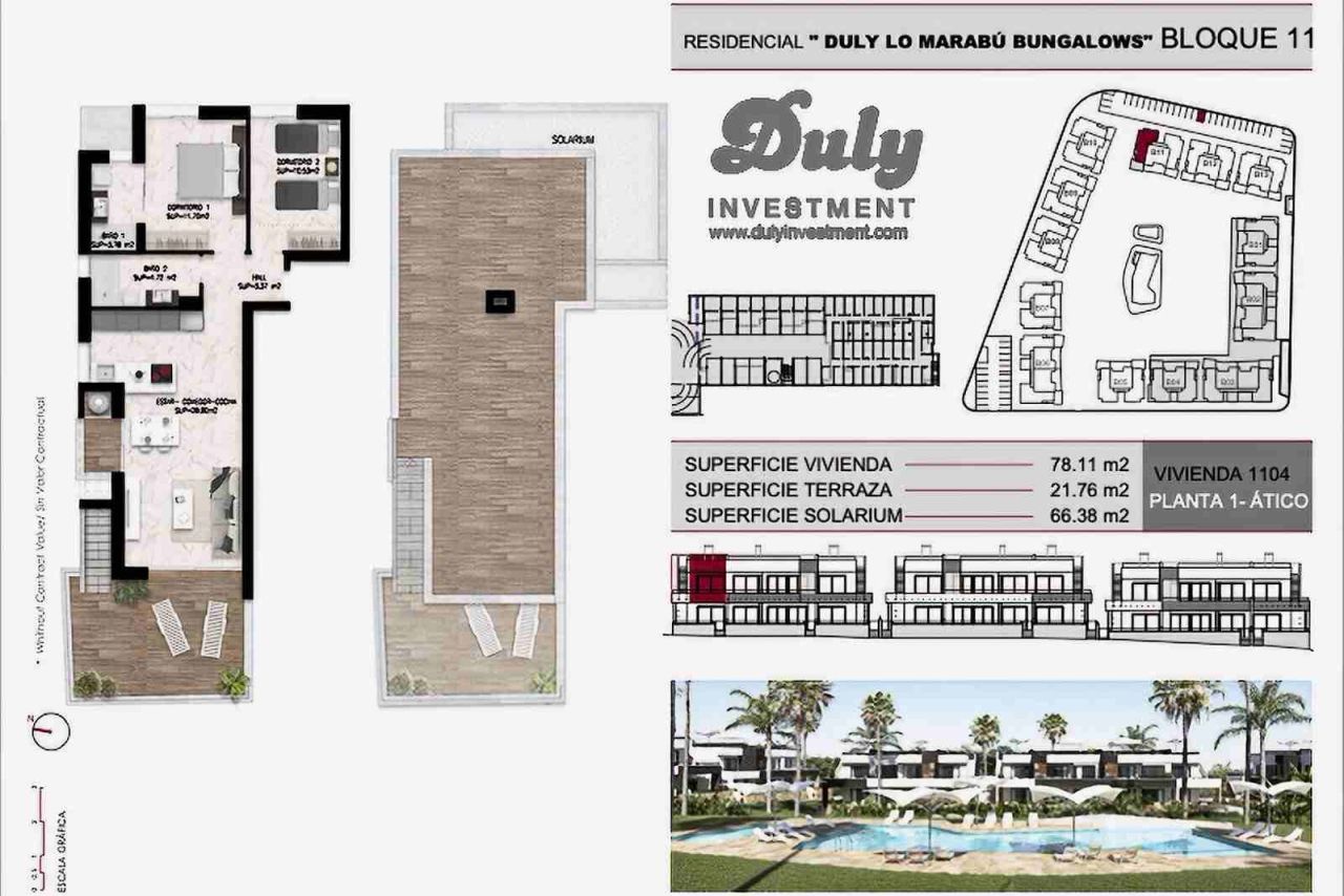 Bungalow à Ciudad Quesada, Espagne, 78 m² - image 13