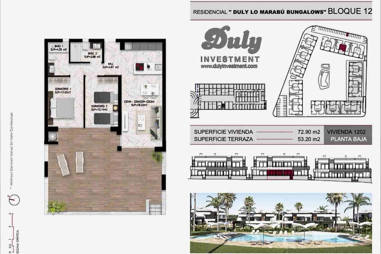 Bungalow à Ciudad Quesada, Espagne, 78 m² - image 14