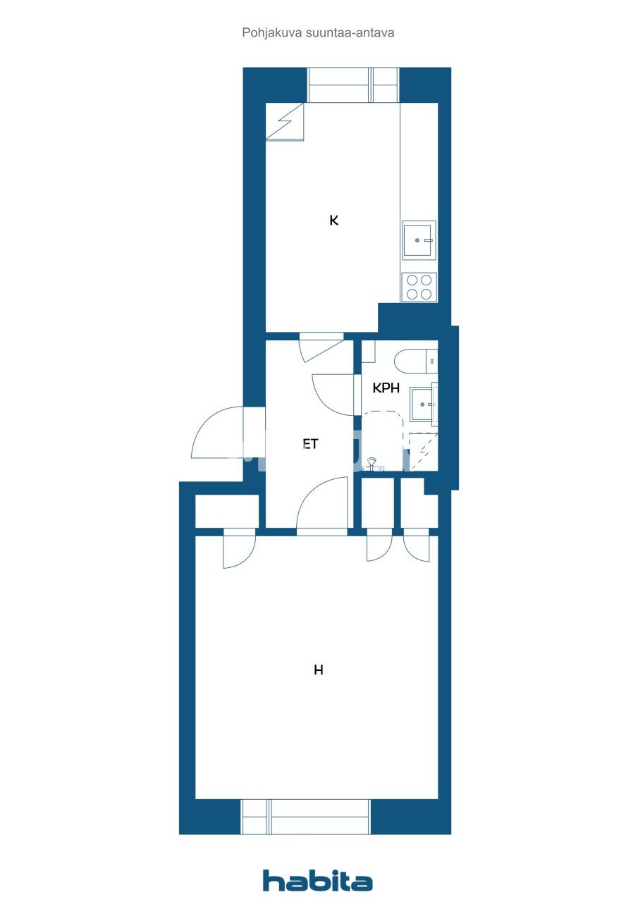 Appartamenti a Tampere, Finlandia, 32 m² - foto 2