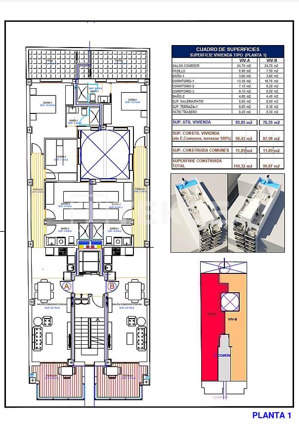 Apartment in Torrevieja, Spain, 109 m² - picture 14