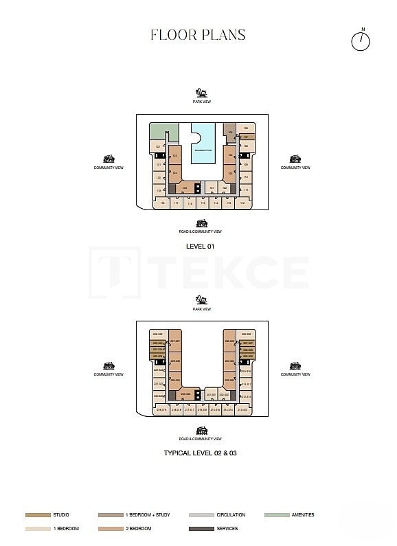 Apartamento en Dubái, EAU, 79 m² - imagen 18