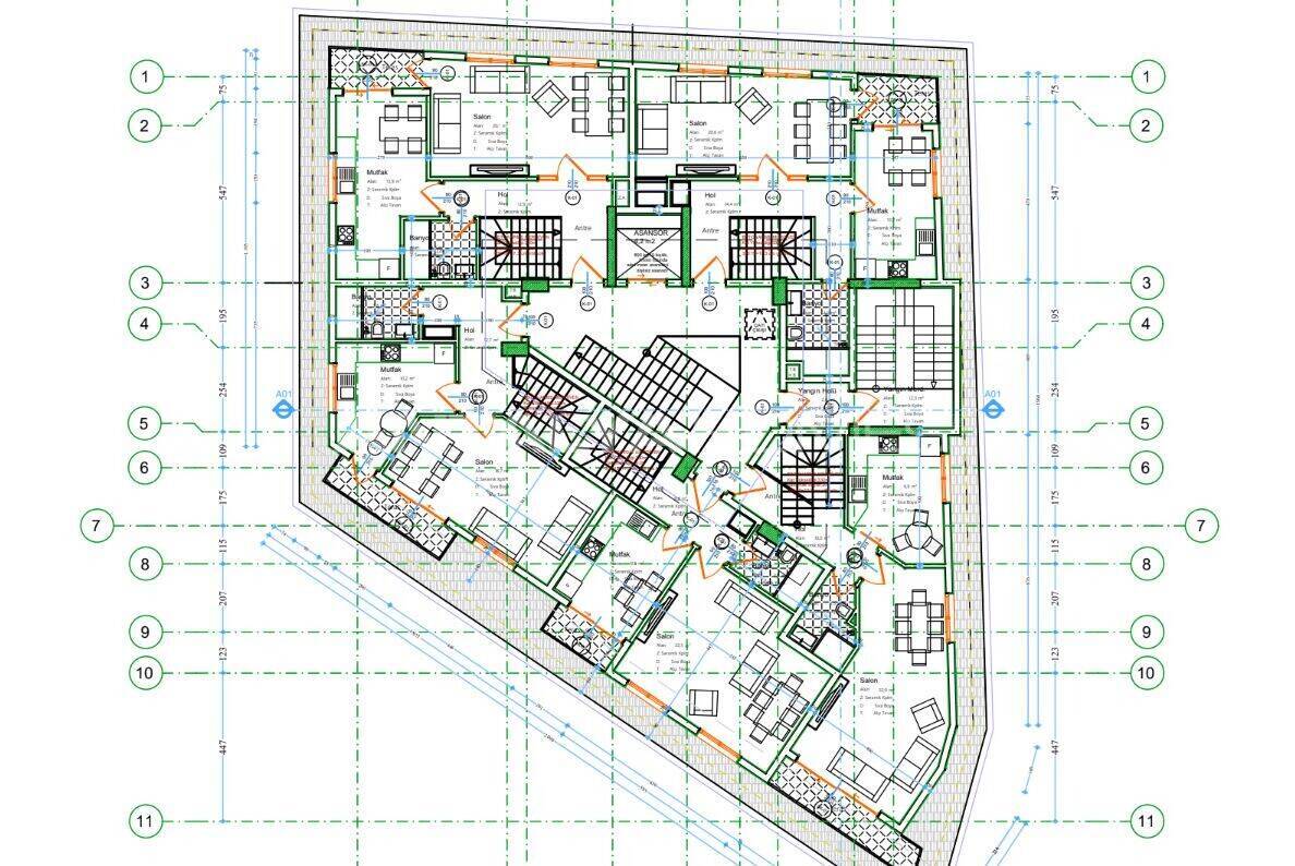 Appartamenti a Alanya, Turchia, 45 m² - foto 14