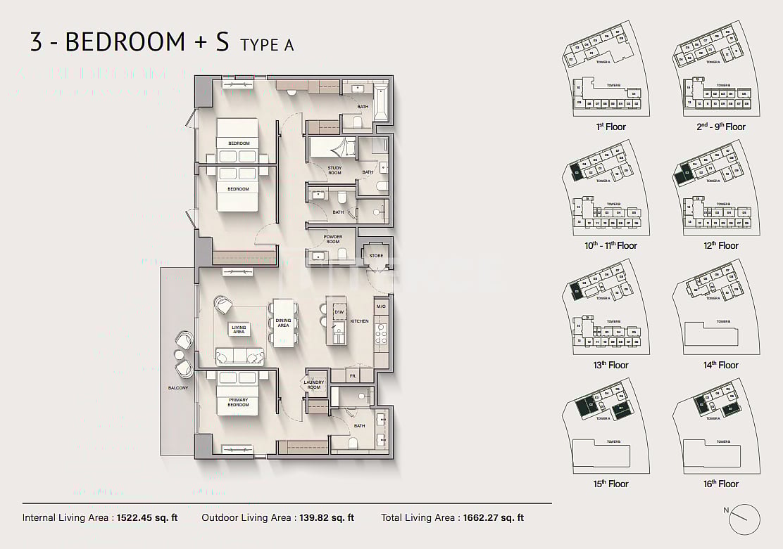 Penthouse in Dubai, VAE, 285 m² - Foto 10