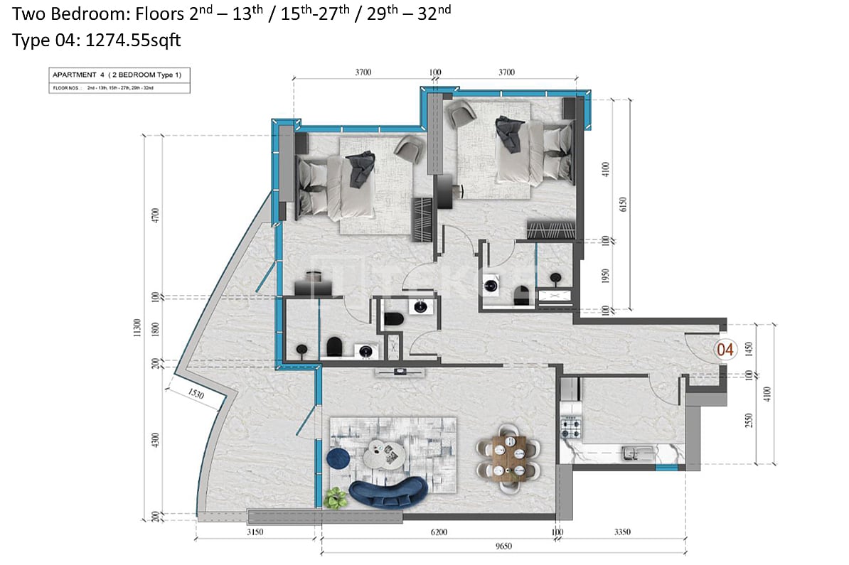 Apartment Al Reem Island, VAE, 175 m² - Foto 11