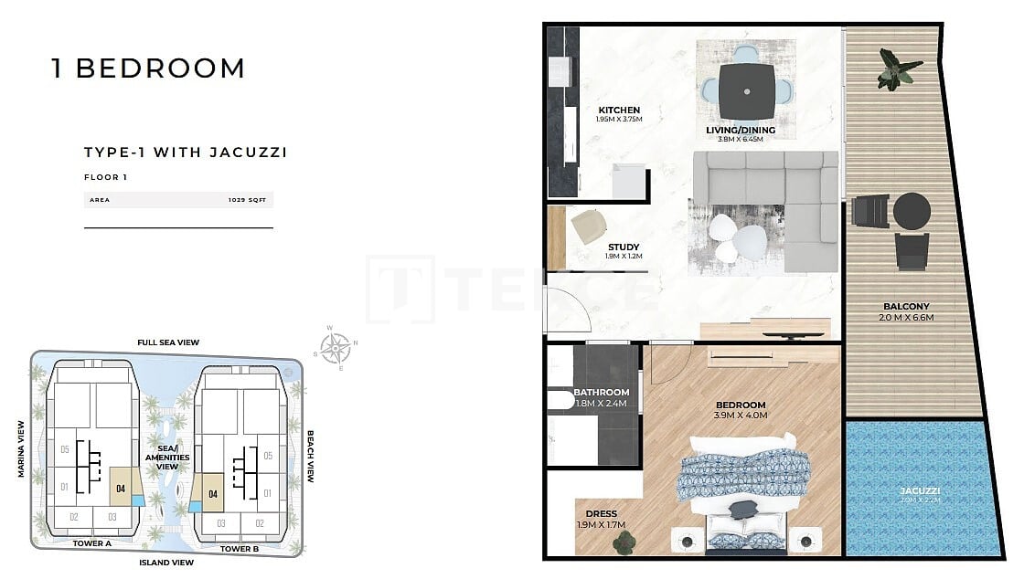 Appartement à Dubaï, EAU, 304 m² - image 16