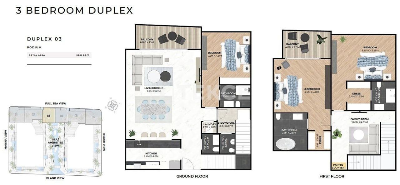 Appartement à Dubaï, EAU, 304 m² - image 18