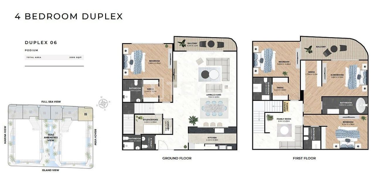 Appartement à Dubaï, EAU, 304 m² - image 19