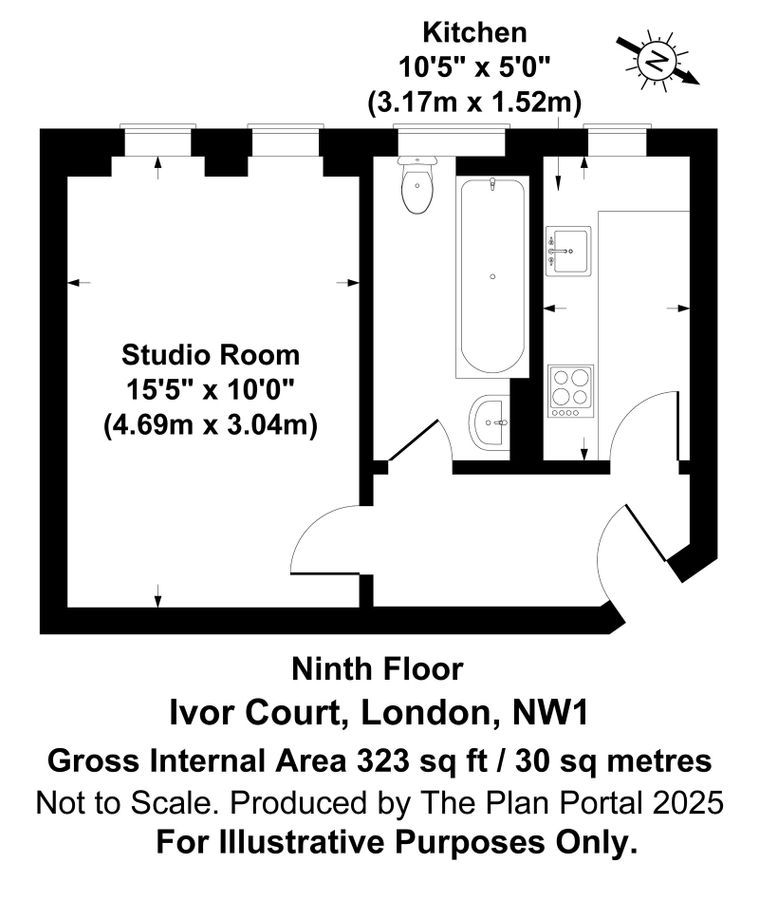 Appartement à Londres, Royaume-Uni, 30 m² - image 3