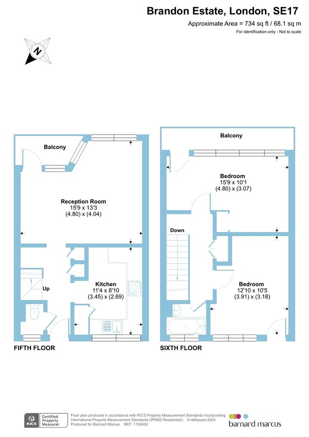 Flat in London, United Kingdom, 68 m² - picture 13