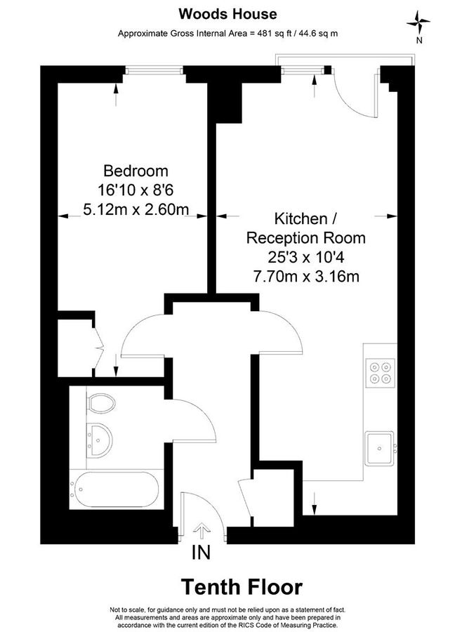 Flat in London, United Kingdom, 45 m² - picture 13